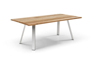 HomeRoots 55" Dark Gray Rounded Ceramic Outdoor Dining Table - Durable, Elegant Design for Memorable Gatherings 718229