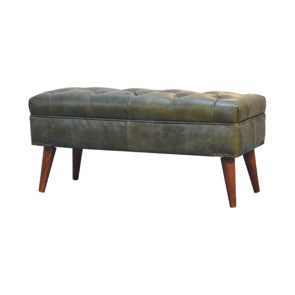 HomeRoots 31" Brown Solid Wood Storage Bench - Stylish Entryway Seating with Hidden Cabinet for Easy Organization 718234
