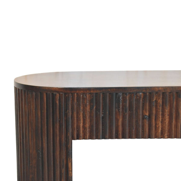 HomeRoots 43" Brown Solid Wood Storage Bench - Stylish Seating with Concealed Storage for Entryway & Hallway 718238