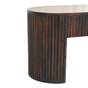 HomeRoots 43" Brown Solid Wood Storage Bench - Stylish Seating with Concealed Storage for Entryway & Hallway 718238