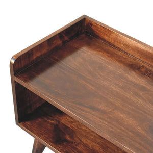 HomeRoots 40" Brown Solid Wood Storage Bench with Cabinet – Stylish Seating & Hidden Storage for Any Room 718240
