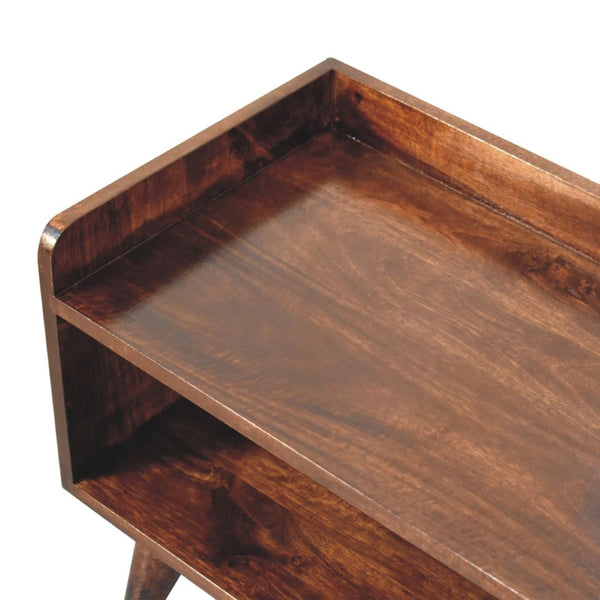 HomeRoots 40" Brown Solid Wood Storage Bench with Cabinet – Stylish Seating & Hidden Storage for Any Room 718240
