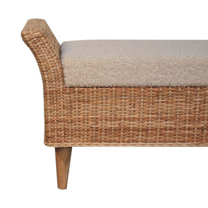 HomeRoots 28" Brown Solid Wood Storage Bench - Mid-Century Design with Hidden Cabinet for Entryway & Hallway 718241