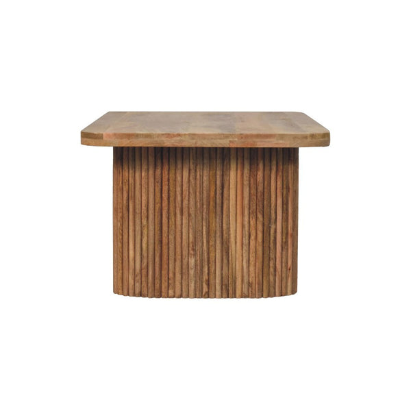 HomeRoots 47" Brown Solid Wood Storage Bench - Stylish Entryway Seating with Concealed Cabinet Storage 718248