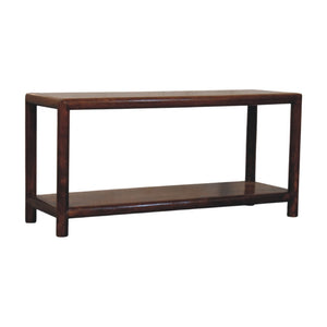 HomeRoots 35" Brown Solid Wood Storage Bench - Stylish Entryway Seating with Shoe Organization & Backrest 718250