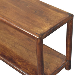 HomeRoots 35" Brown Solid Wood Storage Bench - Stylish Entryway Seating with Shoe Organization & Backrest 718250
