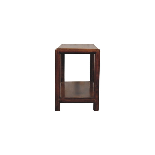 HomeRoots 35" Brown Solid Wood Storage Bench - Stylish Entryway Seating with Shoe Organization & Backrest 718250