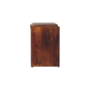 HomeRoots 35" Solid Wood Storage Bench with Comfortable Seating and Hidden Shoe Storage for Stylish Entryways 718251