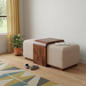 HomeRoots 41" Elegant Solid Wood Storage Bench with Shoe Organization for Entryway, Hallway, or Laundry Room 718254