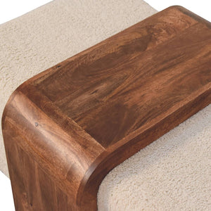 HomeRoots 41" Elegant Solid Wood Storage Bench with Shoe Organization for Entryway, Hallway, or Laundry Room 718254