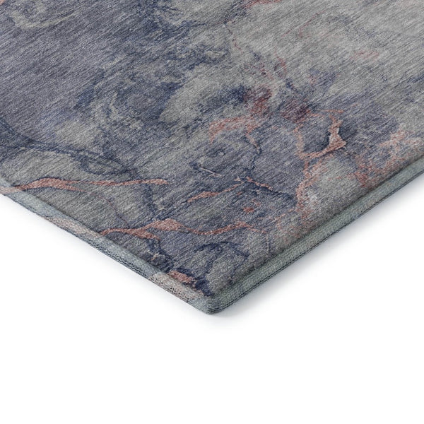 HomeRoots 5' X 8' Blush and Gray Abstract Area Rug - Stylish, Washable, UV-Protected for Busy Homes 718258