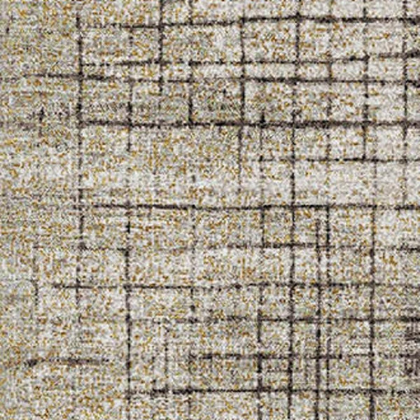 HomeRoots 9' X 12' Geometric Area Rug in Brown & Taupe – Washable, UV Protected, Perfect for High-Traffic Homes 718315