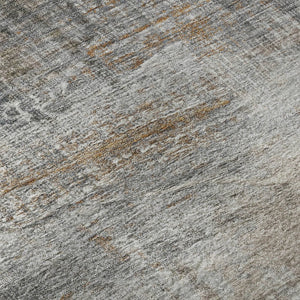 HomeRoots 10' X 14' Washable Light Taupe & Gray Abstract Area Rug with UV Protection for Busy Households 718412