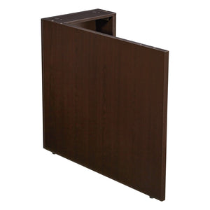 OSP Home Furnishings Napa False Pedestal for Modern Office Desks with Cable Management and Laminate Finish Espresso NAP-271-ESP