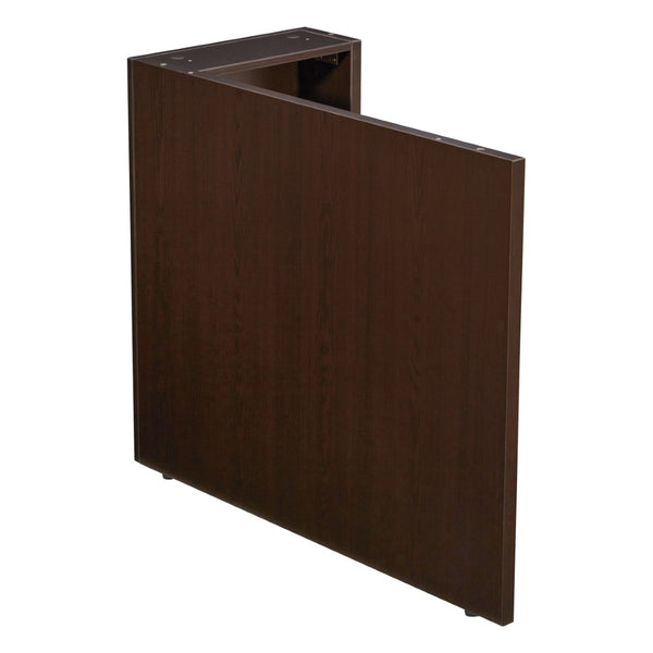 OSP Home Furnishings Napa False Pedestal for Modern Office Desks with Cable Management and Laminate Finish Espresso NAP-271-ESP