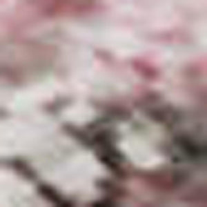 HomeRoots 5' X 8' Blush & Wheat Abstract Washable Area Rug - Stylish, Durable, UV-Protected for Homes! 718492