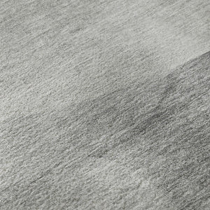 HomeRoots 5' X 8' Modern Linen and Gray Abstract Area Rug - Washable, UV Protected, Non-Slip, Pet Friendly! 718547