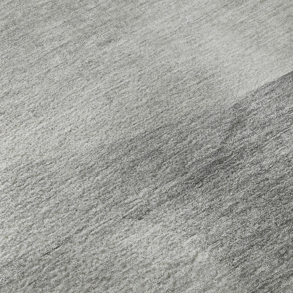 HomeRoots 5' X 8' Modern Linen and Gray Abstract Area Rug - Washable, UV Protected, Non-Slip, Pet Friendly! 718547