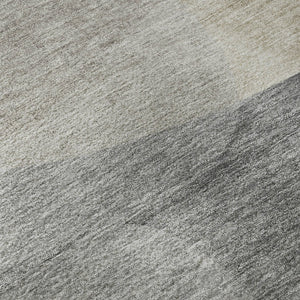 HomeRoots 9' X 12' Taupe Gray Abstract Area Rug - Washable, UV Protected, Non-Slip Backing for Busy Homes 718580