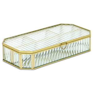 HomeRoots Set of Three Hand-Painted Navy Blue Wooden Decorative Boxes for Chic Home Storage & Style 718678