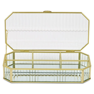 HomeRoots Set of Three Hand-Painted Navy Blue Wooden Decorative Boxes for Chic Home Storage & Style 718678