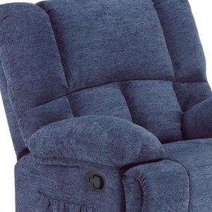 HomeRoots 39" Beige Polyester Blend Manual Recliner – Stylish Comfort Chair for Living Room, Office & More! 718703