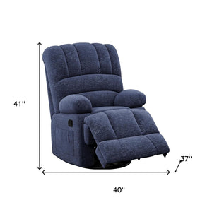 HomeRoots 40" White Faux Leather Manual Recliner - Stylish Comfort with 3 Recline Positions & Storage Pocket 718712