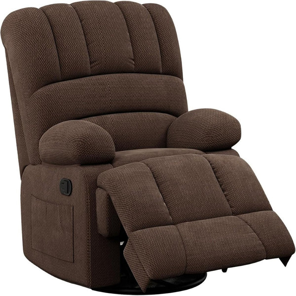 HomeRoots 40" White Faux Leather Manual Recliner – Stylish Comfort Chair for Living Room, Office & More! 718717