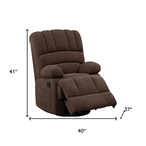 HomeRoots 40" White Faux Leather Manual Recliner – Stylish Comfort Chair for Living Room, Office & More! 718717
