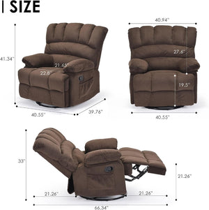 HomeRoots 40" White Faux Leather Manual Recliner – Stylish Comfort Chair for Living Room, Office & More! 718717