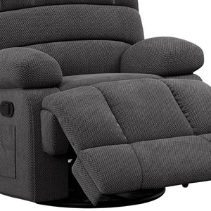 HomeRoots 40" White Faux Leather Manual Recliner – Stylish Comfort with Easy Maintenance & Versatile Use Options 718719