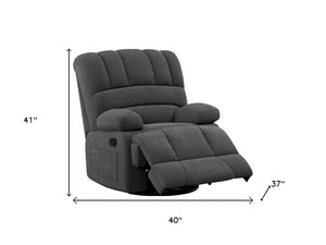 HomeRoots 40" White Faux Leather Manual Recliner – Stylish Comfort with Easy Maintenance & Versatile Use Options 718719