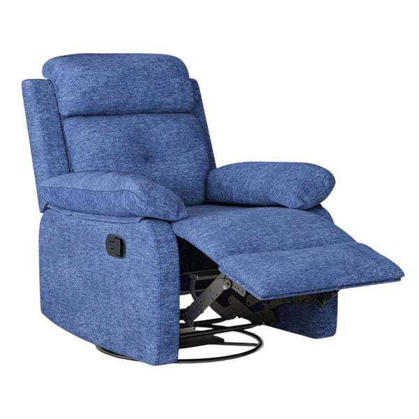 HomeRoots 37" Red Faux Leather Manual Recliner - Plush Comfort, Stylish Design & Convenient Storage for Any Room 718725