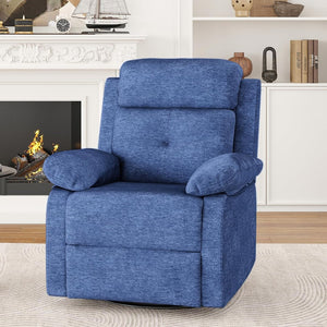 HomeRoots 37" Red Faux Leather Manual Recliner - Plush Comfort, Stylish Design & Convenient Storage for Any Room 718725