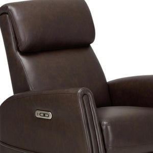 HomeRoots 36" Black Faux Leather Power Lift Recliner with Heated Massage, USB, Zero Gravity & Smart Storage 718747