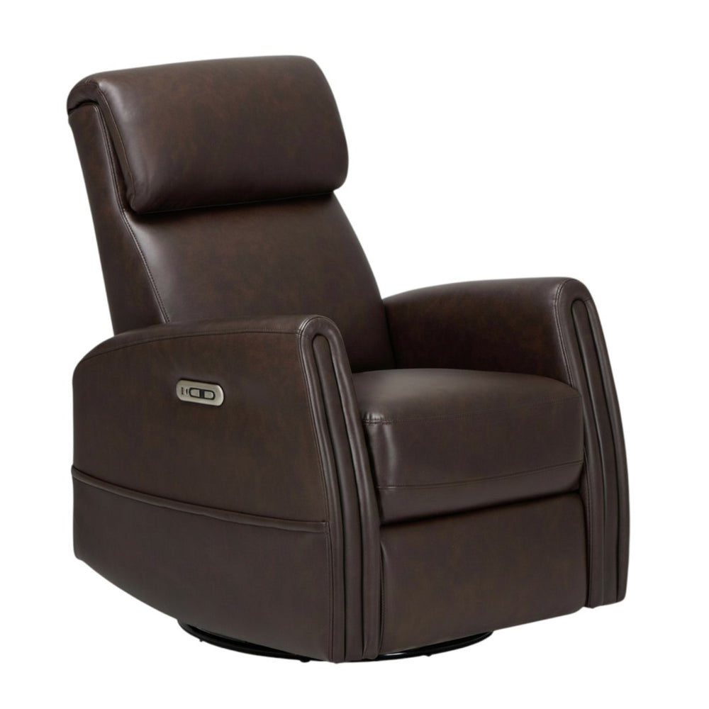 HomeRoots 36" Black Faux Leather Power Lift Recliner with Heated Massage, USB, Zero Gravity & Smart Storage 718747