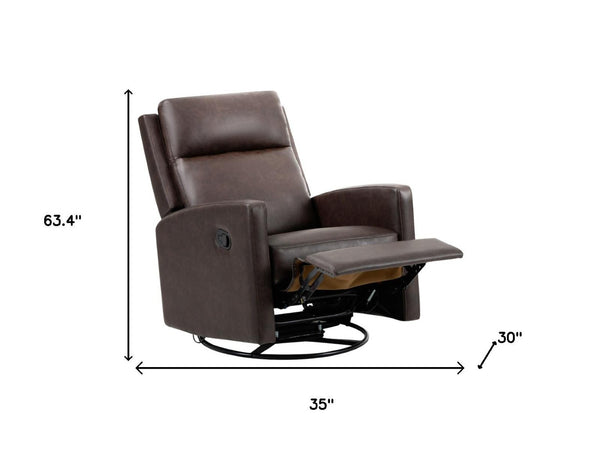 HomeRoots 35" Gray Faux Leather Power Lift Recliner with Heat & Massage, USB Port, Zero Gravity Comfort 718749