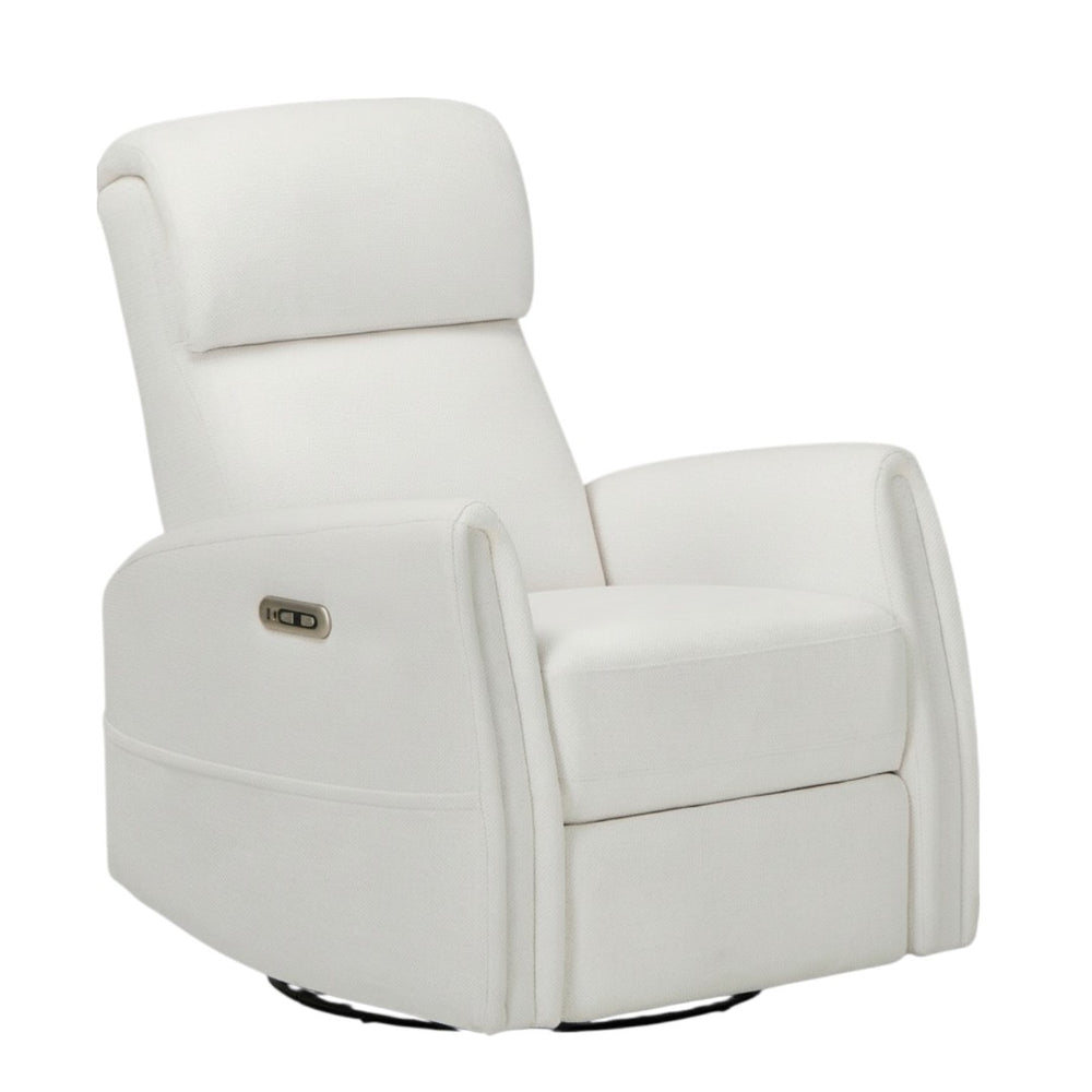 HomeRoots 35" Green Faux Leather Manual Recliner - Stylish, Compact Comfort for Living Room & Office Relaxation 718752