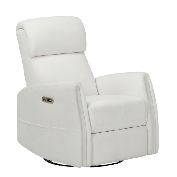 HomeRoots 35" Green Faux Leather Manual Recliner - Stylish, Compact Comfort for Living Room & Office Relaxation 718752