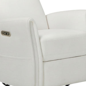 HomeRoots 35" Green Faux Leather Manual Recliner - Stylish, Compact Comfort for Living Room & Office Relaxation 718752
