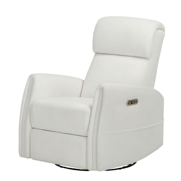 HomeRoots 35" Green Faux Leather Manual Recliner - Stylish, Compact Comfort for Living Room & Office Relaxation 718752