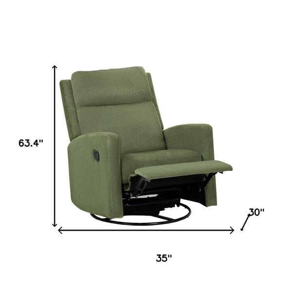 HomeRoots 35" Brown Faux Leather Manual Recliner - Stylish, Durable, & Versatile Comfort for Any Room! 718753