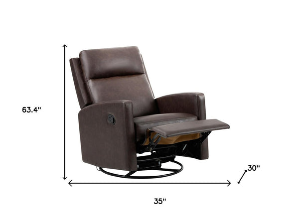 HomeRoots 37" Blue Faux Leather Heated Massage Lift Assist Recliner with USB & Side Storage for Relaxation 718754