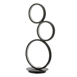 HomeRoots 17 Inch Black Novelty Table Lamp Stylish Accent Light for Bedroom or Living Room Decor 718761