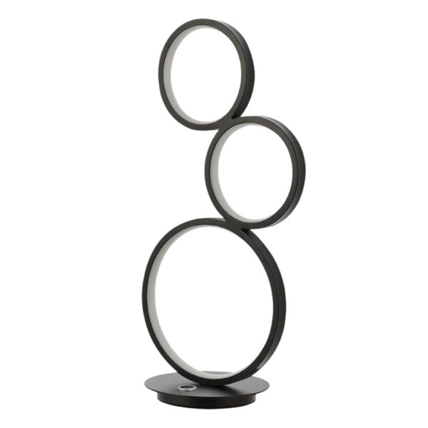 HomeRoots 17 Inch Black Novelty Table Lamp Stylish Accent Light for Bedroom or Living Room Decor 718761