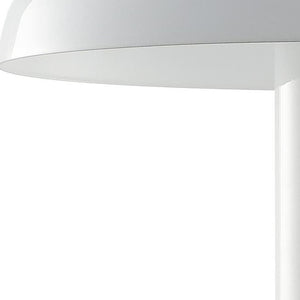 HomeRoots 11" Forest Green USB Table Lamp with Globe Shade - Modern LED Lighting & Built-in Charging Port 718785
