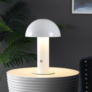 11 Inch Usb Powered Globe Shade Novelty Table Lamp Accent Light for Desk or Bedroom