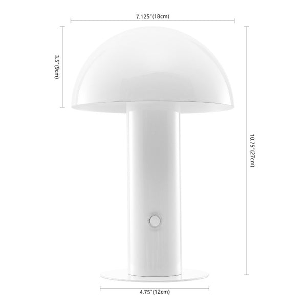 11 Inch Usb Powered Globe Shade Novelty Table Lamp Accent Light for Desk or Bedroom