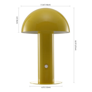11 Inch Usb Powered Globe Shade Novelty Table Lamp Accent Light for Desk or Bedroom