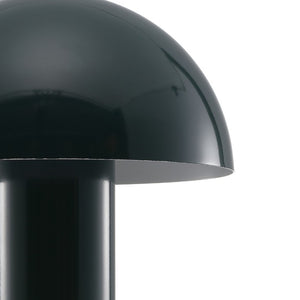 11 Inch Forest Green Globe Shade Usb Table Lamp for Desk or Bedside Accent Lighting